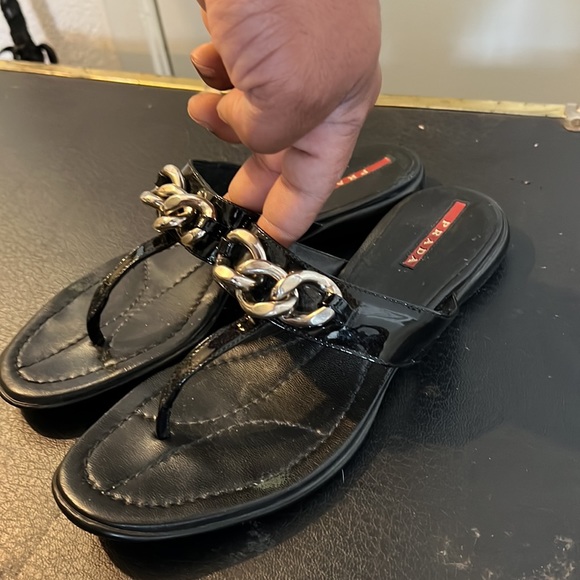 Prada sandals size 6 - Picture 4 of 5
